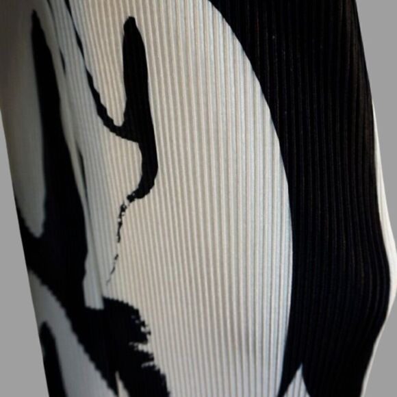 Shein High Waist Print Wide Leg Pants Boho Loose Casual Palazzo Trousers Sz 4 - Picture 6 of 12